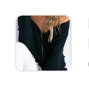 Brand New off the shoulder black top