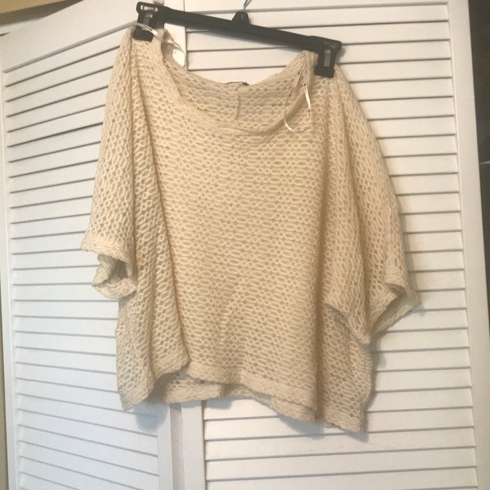 Cute sweater, knit Forever 21 crop top!