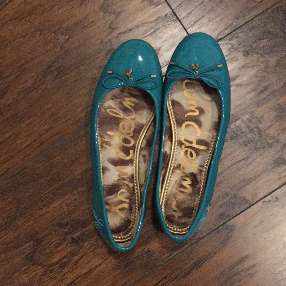 Teal Sam Edelman Flats