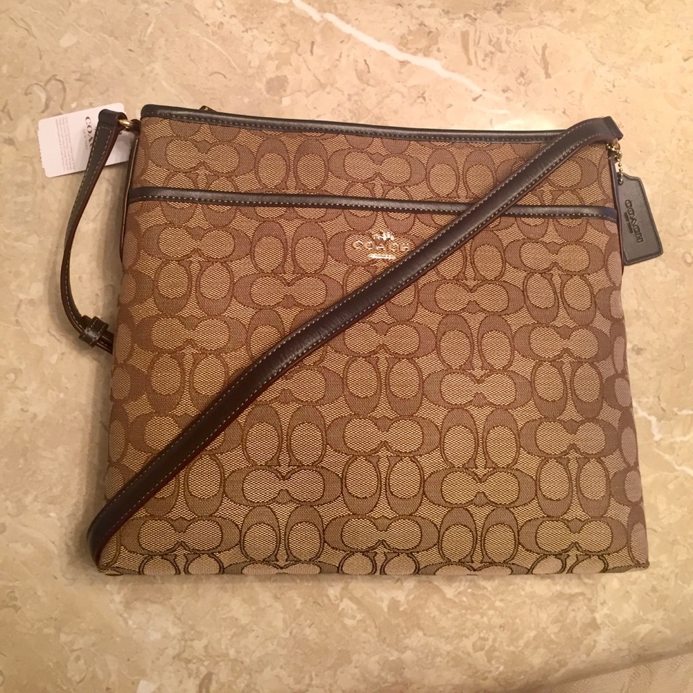 SOLD- NEW Coach File Bag