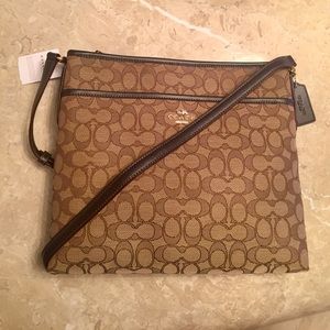 SOLD- NEW Coach File Bag