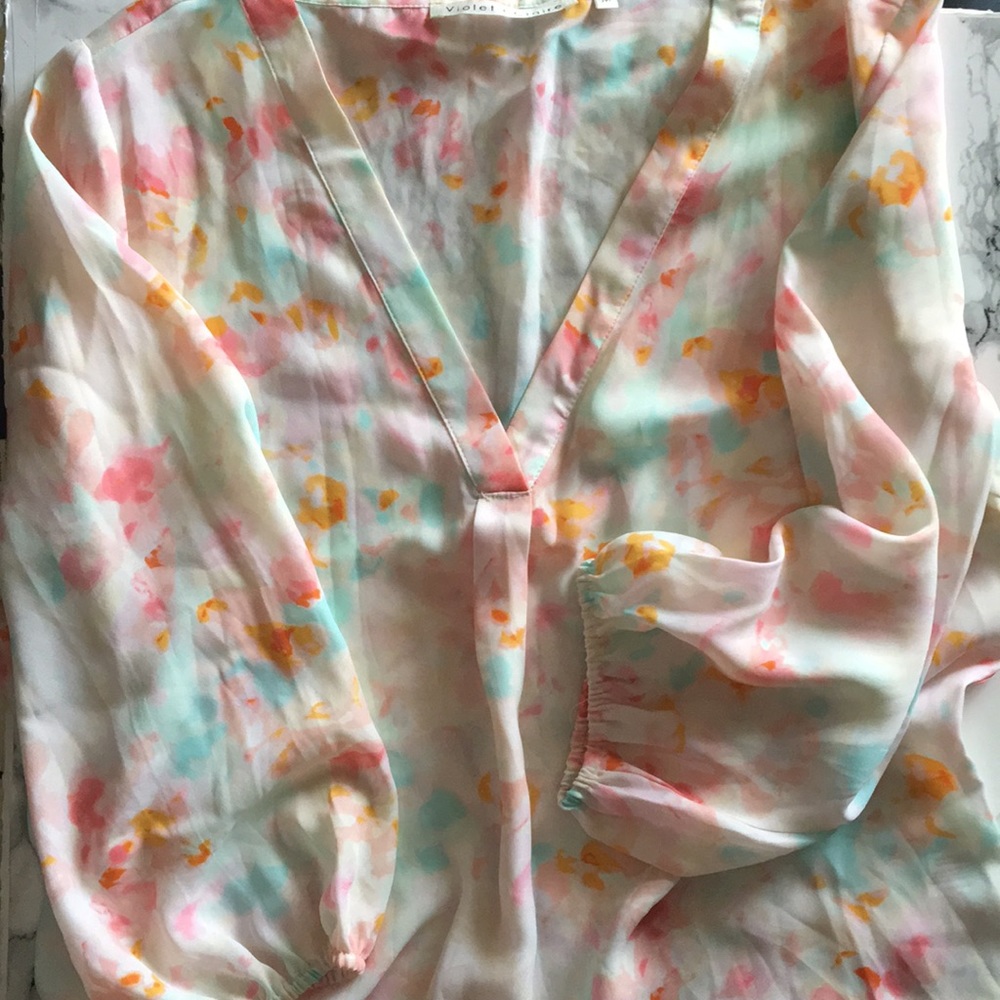 Watercolor Blouse