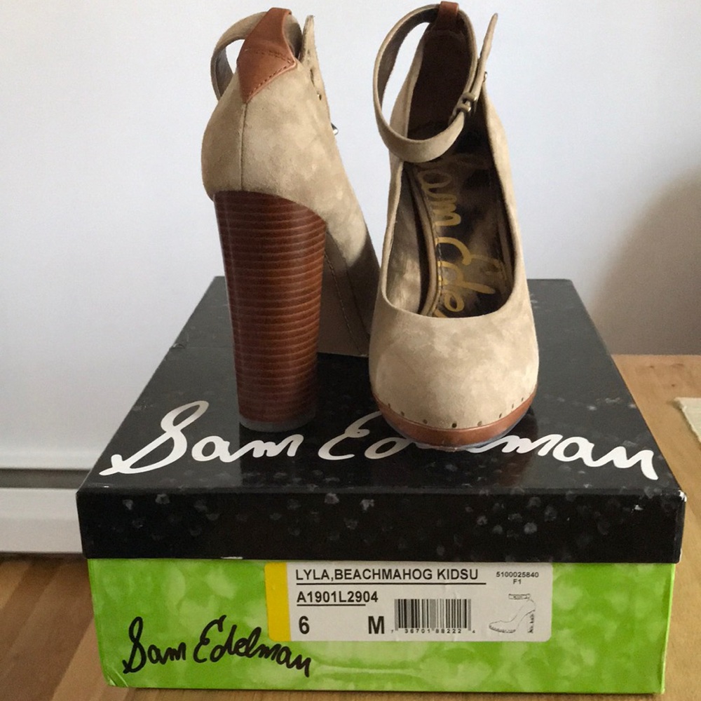 Sam Edelman Lyla Platform Nude heel