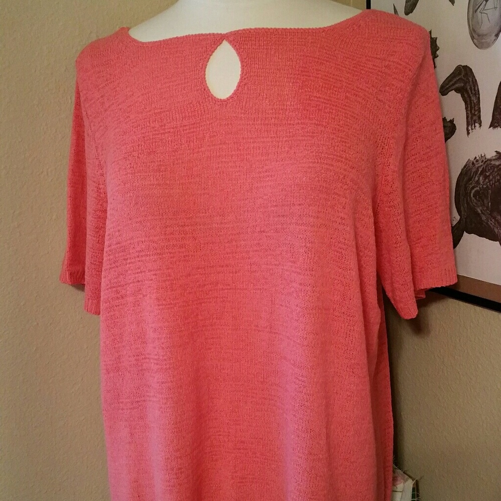 Textured Salmon Top