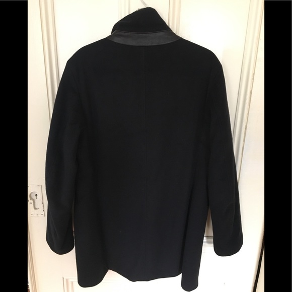 Gimos Wool-Cashmere Rabbit-Lined Coat - Picture 3 of 6