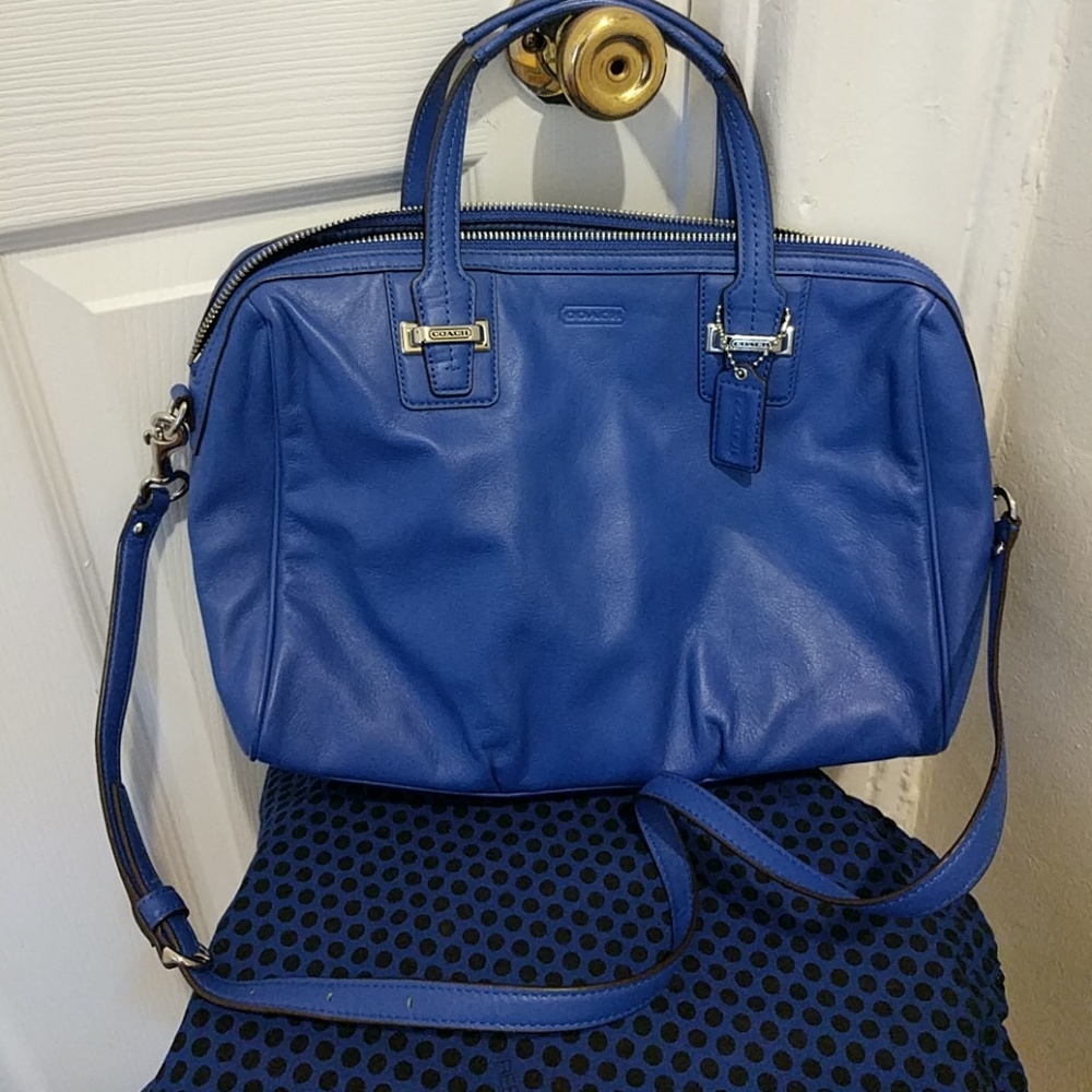 Coach Cobalt blue satchel
