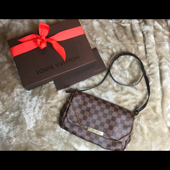 Louis Vuitton Favorite MM Bag Damier Crossbody LV - Picture 1 of 4