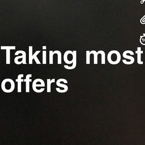 Use the offer button !!