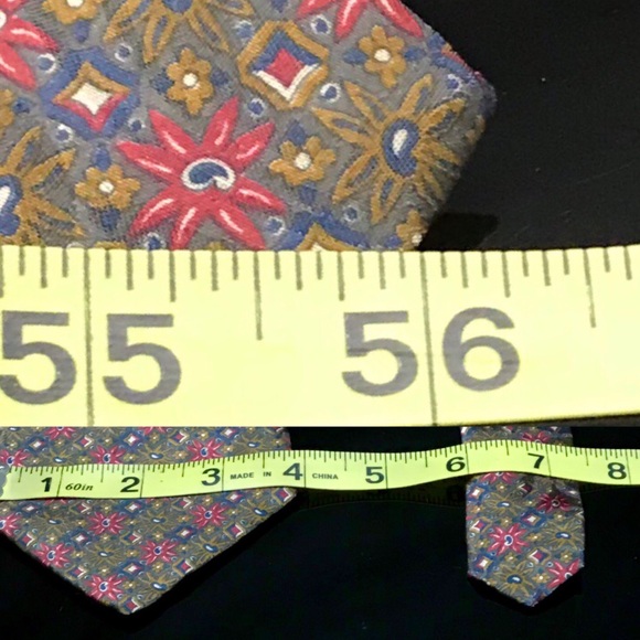 NECK TIE 4'' WIDE BY ADAM ROW GREAT COLORS Tie - Picture 5 of 6