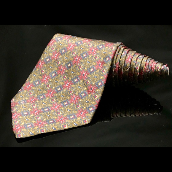NECK TIE 4'' WIDE BY ADAM ROW GREAT COLORS Tie - Picture 6 of 6