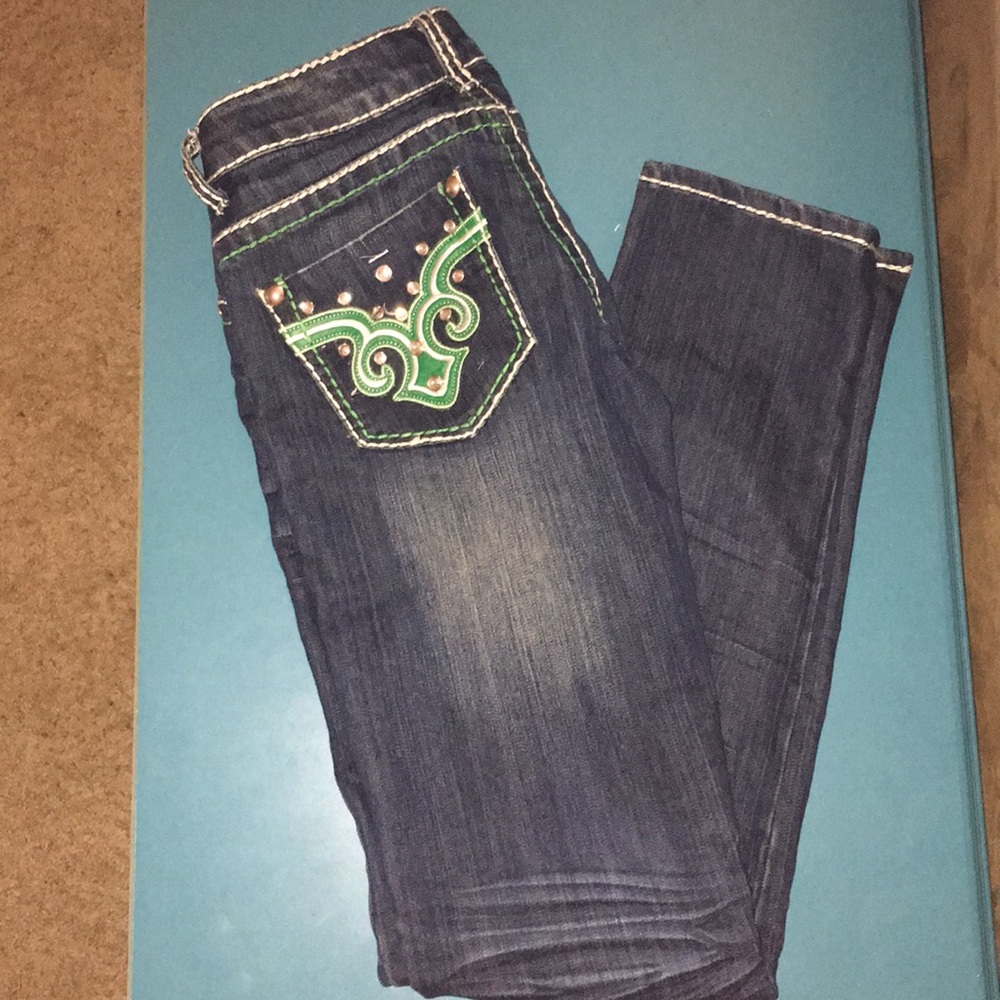 Bling jeans SZ. 7 worn one time maybe