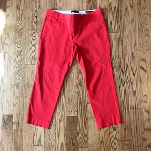 Banana Republic red Sloan fit pants 12S