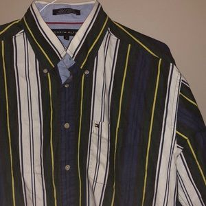 VTG Tommy Hilfiger Striped Button Up