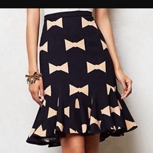 Anthropologie Eva Franco bow skirt