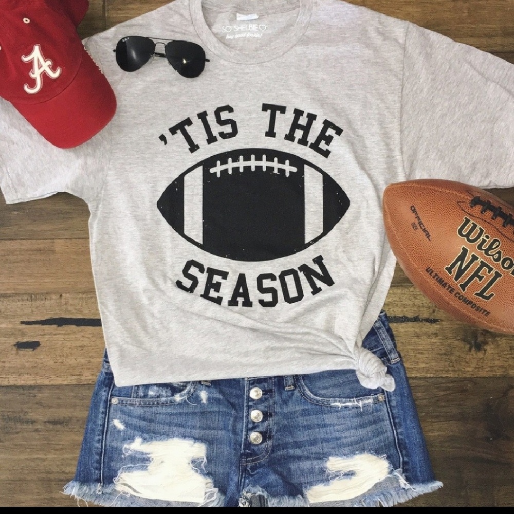 💥SALE💥Holiday Tis the Season-football Tee