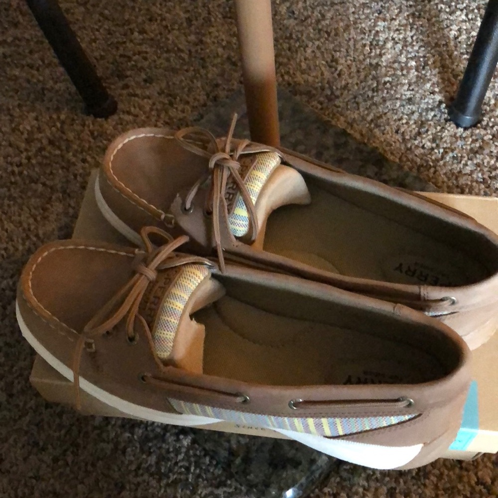 Sperry Top Sider Laguna Greige 9M New