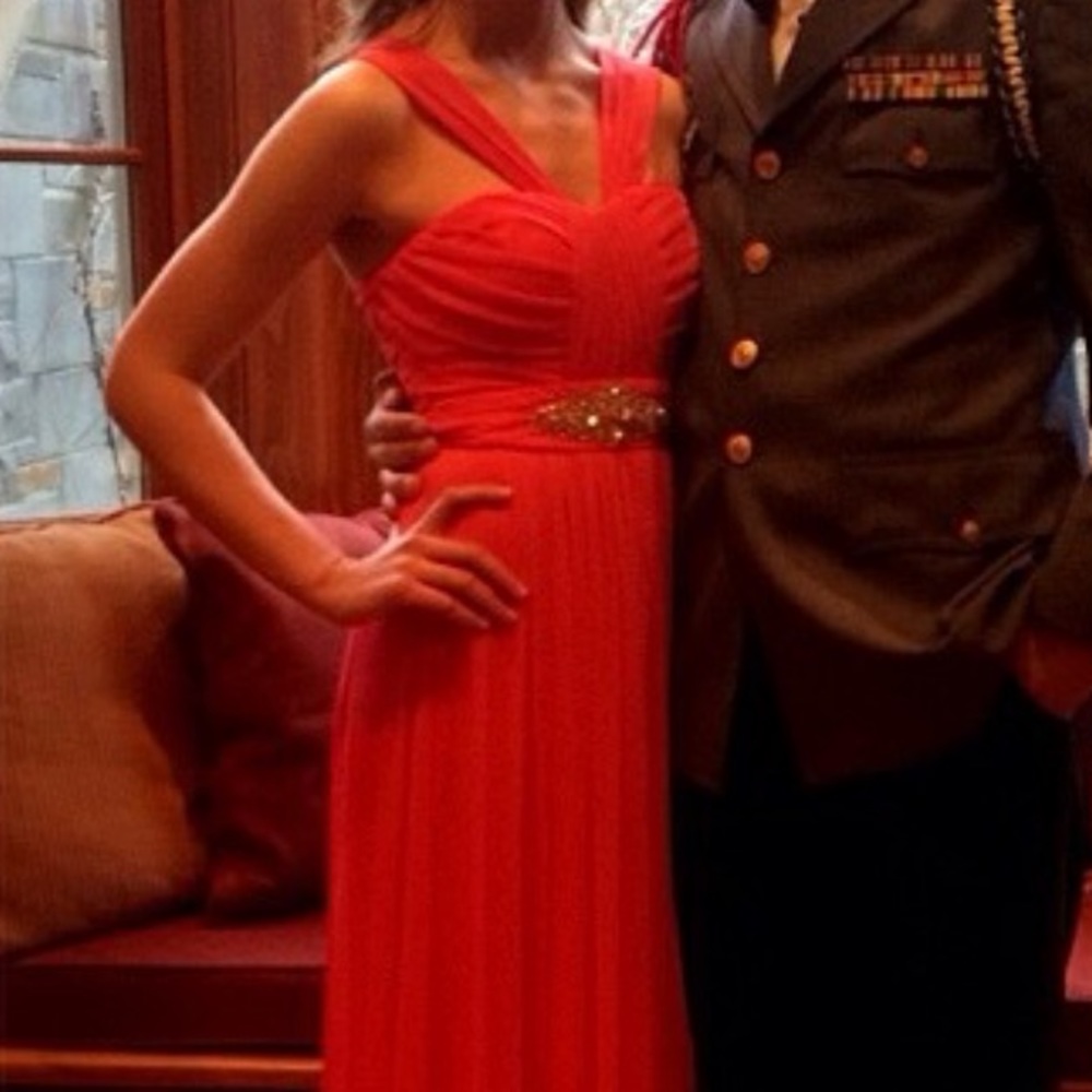 Floor length prom dress