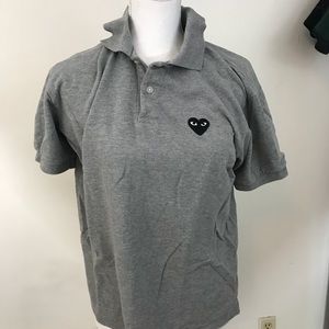 Woman’s Comme des Garçons Gray Polo