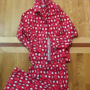 Penguin flannel pajamas