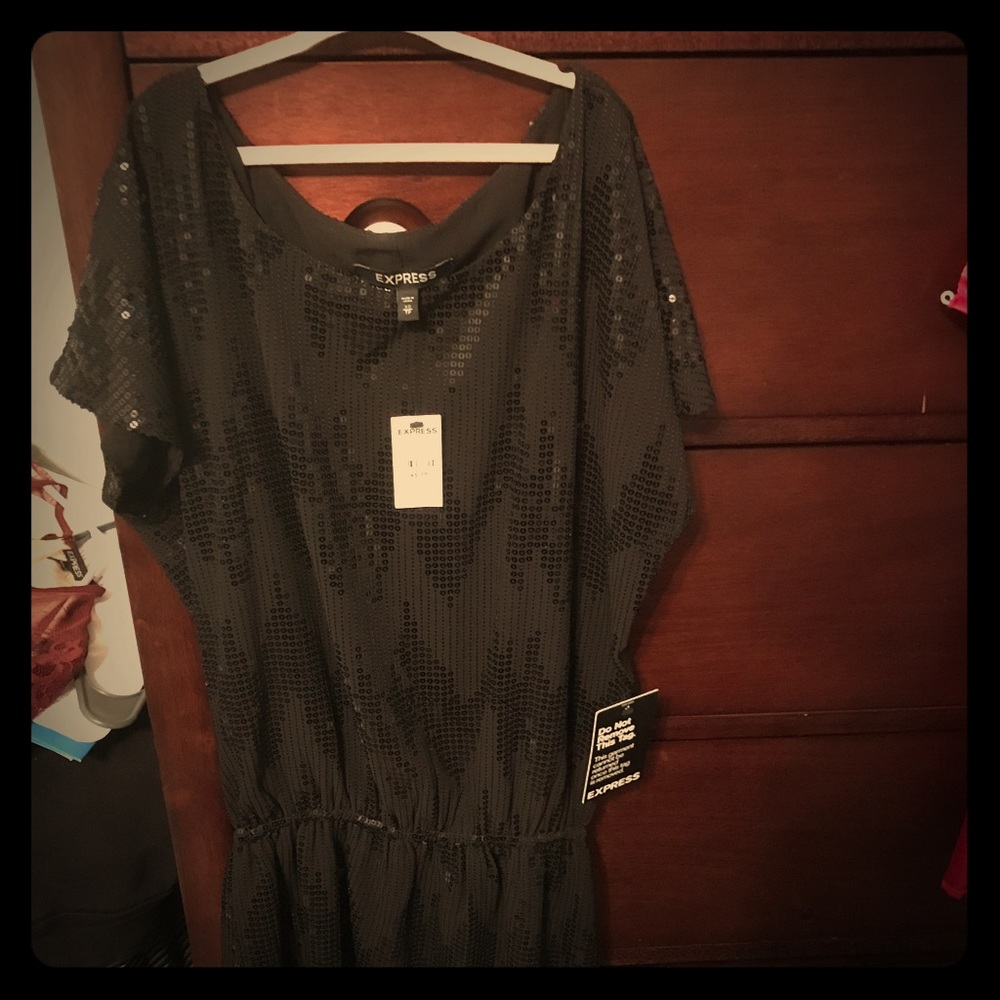 New black sequence dress!