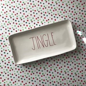 Rae Dunn By Magenta JINGLE Christmas Platter