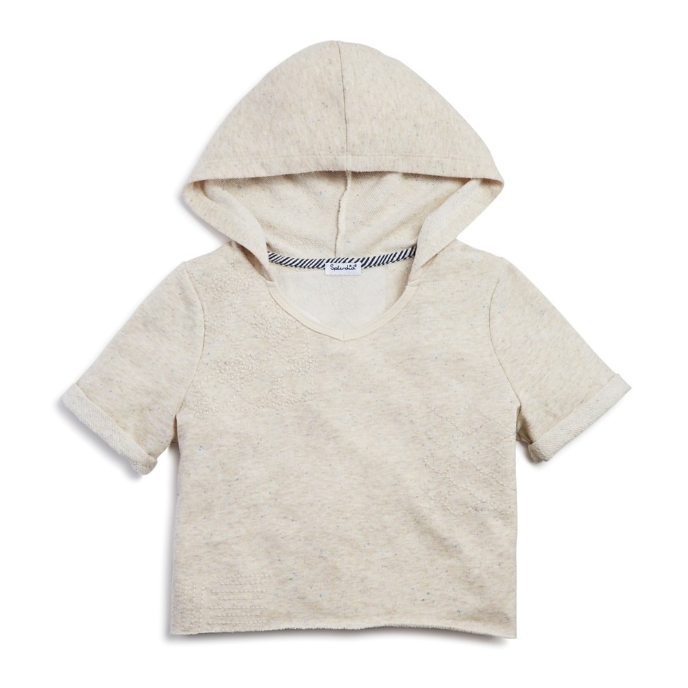 Splendid Girls' Embroidered French Terry Pullover