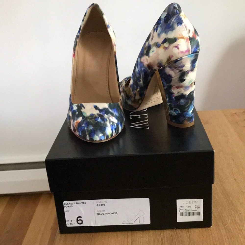 J.Crew Women’s collection Blakely Watercolor Pumps