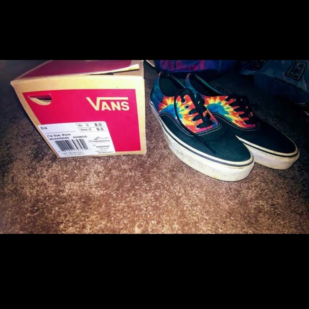 Tie dye vans