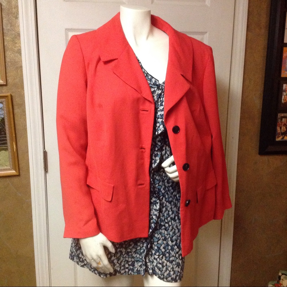 Red blazer