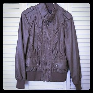 CQCOQUETTO Faux Leather Jacket