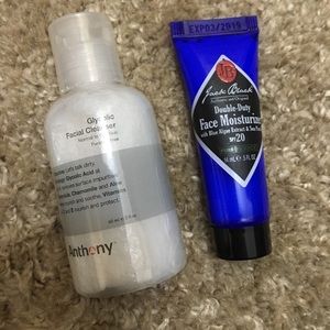 Men's skincare duo (Anthony, jack black)