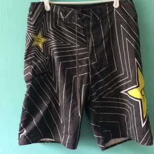 Fox rockstar energy board shorts