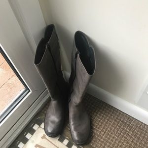 Born high shaft leather boots