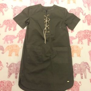 NWOT Tommy Hilfiger Garment Dyed Shirtdress