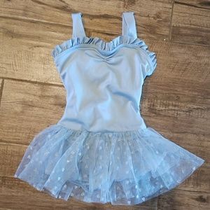 Capezio light blue girls dance Leo