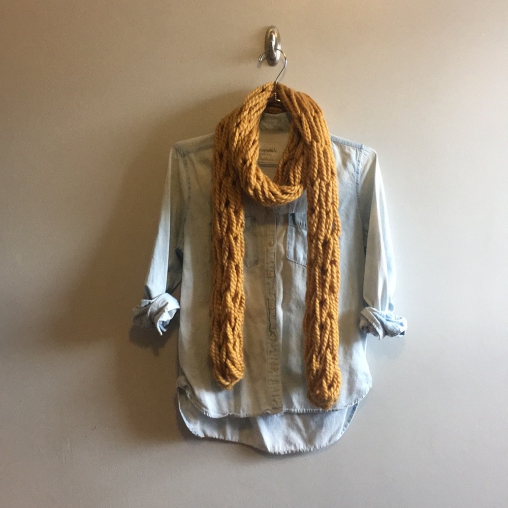 HANDMADE✨ arm knit scarf