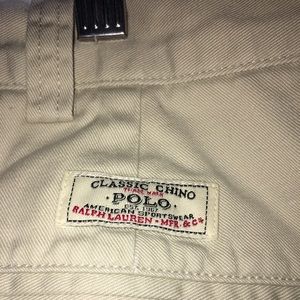 Men’s Polo khakis