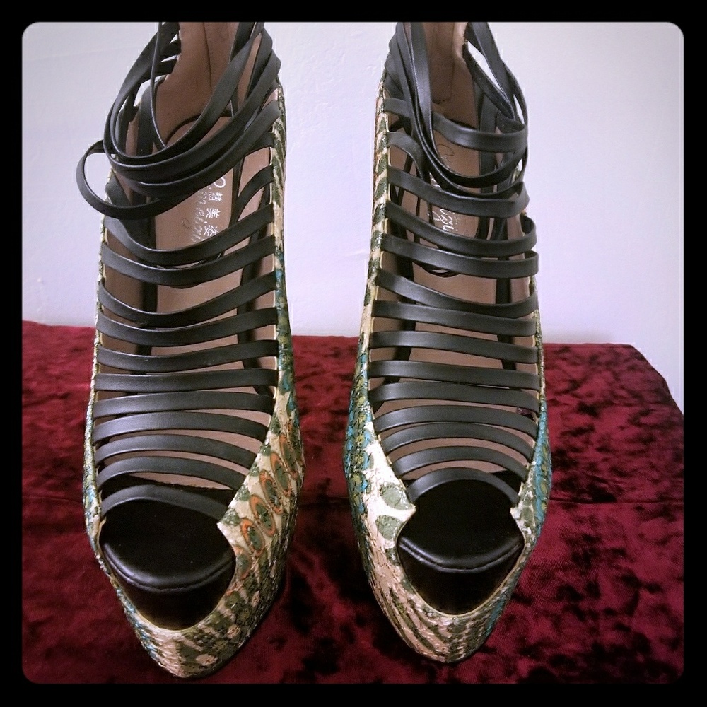 Platform heels from China.
