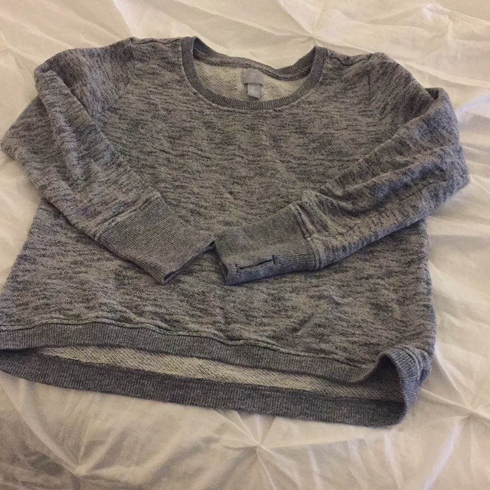 GAP fit cropped sweatshirt