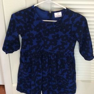 Hanna Andersson girls dress blue corduroy