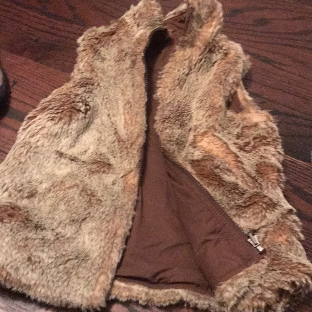 Girls gap reversible vest