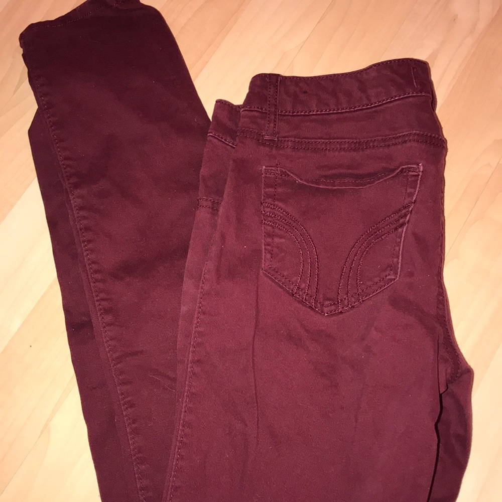 Maroon pants from Hollister