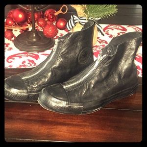 Women’s high top leather converse