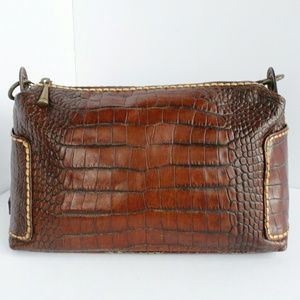 Plini Visona Purse - Croco embos. Italian Leather
