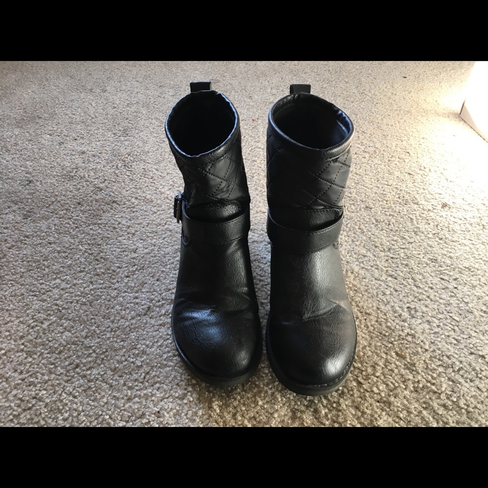 Dolce Quilted Black Boots