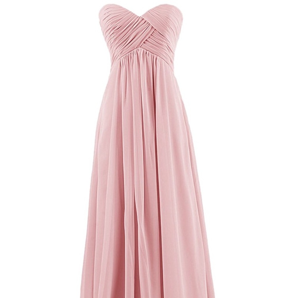 Blush sweetheart maxi dress