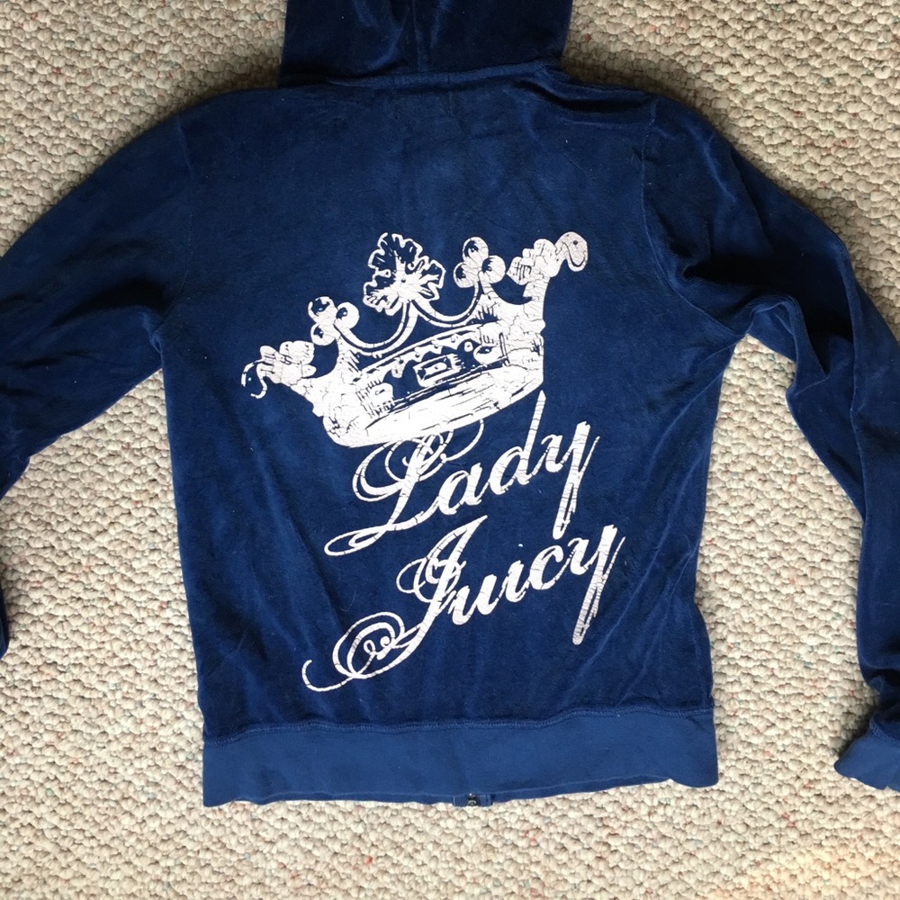 Navy Juicy Couture Zip up