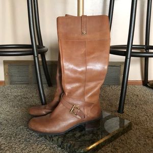 Bandolino Leather Boots Cognac