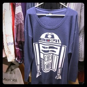 Star Wars R2-D2 Torrid Blue Sweater