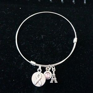 Breast cancer bracelet